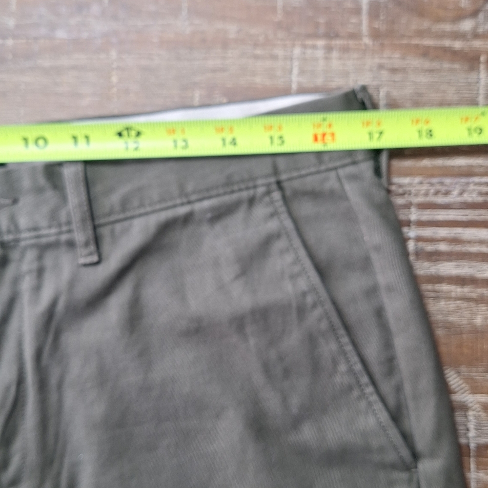 J. Crew Mens (Lot Of 2) Chino Pants (32x30 Tag) Actual Size 34x29 Green & Beige - Picture 7 of 16